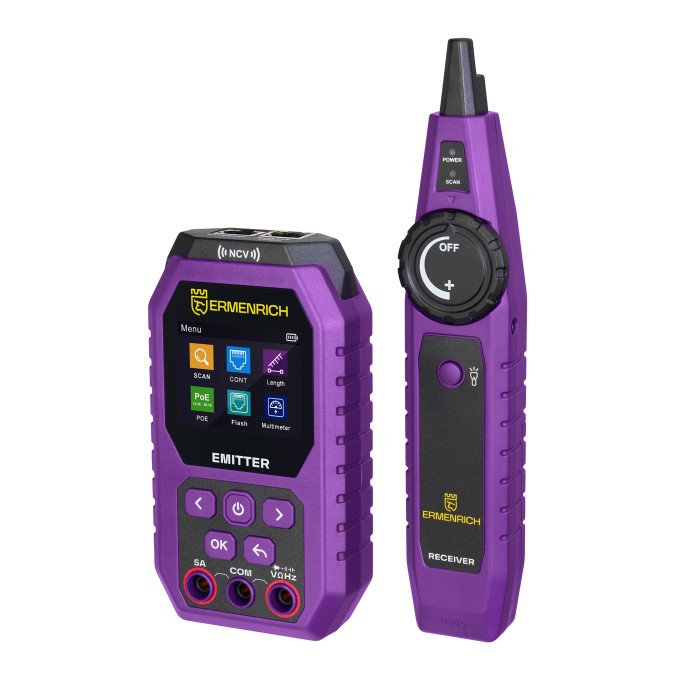 Кабельный тестер с мультиметром Ermenrich Ping SM75