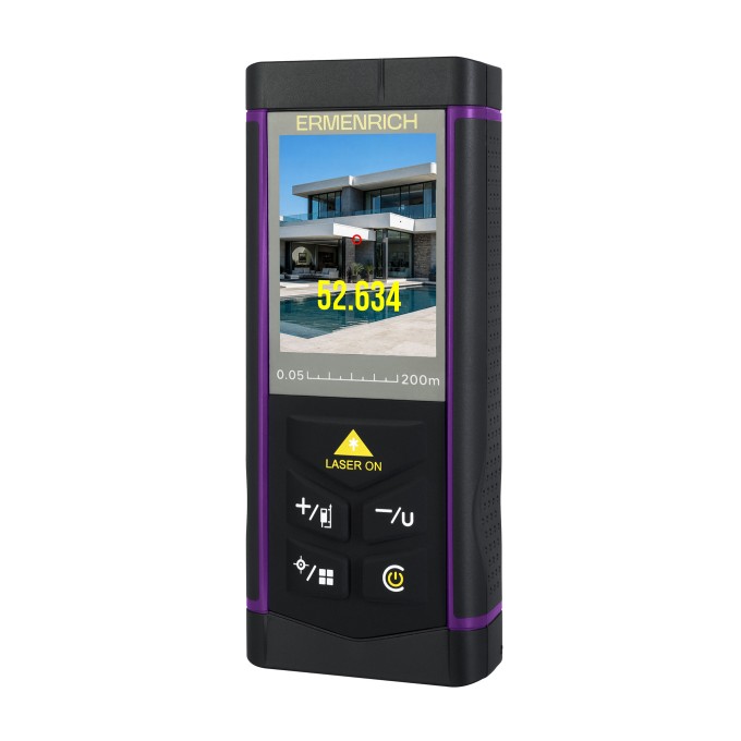 Лазерная рулетка Ermenrich PRO LR200, с камерой