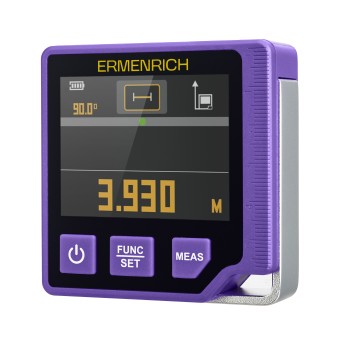 Цифровой уровень с лазерной рулеткой («3 в 1») Ermenrich Verk LQ60 Цифровой уровень с лазерной рулеткой («3 в 1») Ermenrich Verk LQ60
